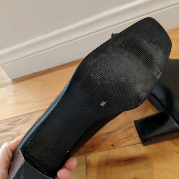 Stuart Weitzman Black Block Heel Chunky Chelsea Boot - Picture 7 of 8